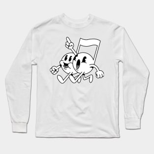 Music Note Emoji Long Sleeve T-Shirt